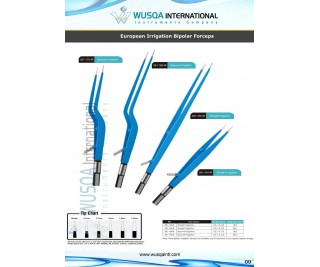 European Irrigation Bipolar Forceps